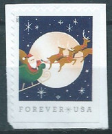VEREINIGTE STAATEN ETATS UNIS USA 2021 A VISIT FROM SAINT NICK: SAINT NICK IN SLEIGH USED PAPER SN 5647 MI 5880 YT 5489 - Used Stamps