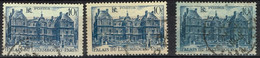 FR VAR 32 - FRANCE N° 760 Obl. 3 Variétés De Teintes Et Légendes Blanches - Gebraucht