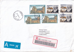 Belgium 2004 Posta Cover To Visaginas Lithuania From Bornem FRANS  HEMERUCKX Frans Hemerijckx GASBEEK - Briefe U. Dokumente