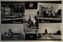 Deurne (N - Br.) Groeten Uit Os Molen En Veld Straat 1960 - Deurne
