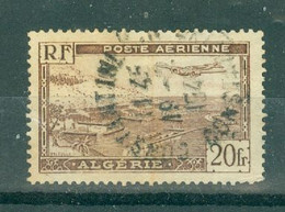 ALGERIE - POSTE AERIENNE N°4 Oblitéré - Avion Survolant La Rade D'Alger. - Airmail