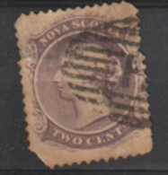 Nova Scotia   1860   SG  11a  2c  Bottom Left Corner Missing  Fine Used - Oblitérés