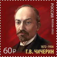 Russia 2022, History Of Russian Diplomacy Series: G. Chicherin (1872-1936), Soviet Statesman, Diplomat, VF MNH** - Unused Stamps
