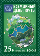 Russia 2022, The World Post Day, VF MNH** - Unused Stamps
