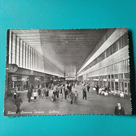 Cartolina Roma - Stazione Termini - Galleria. Viaggiata 1954 - Stazione Termini