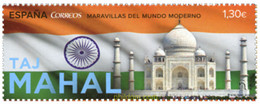 364172 MNH ESPAÑA 2016 MARAVILLAS DEL MUNDO MODERNO.TAJ MAHAL - Mezquitas Y Sinagogas