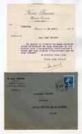 TB 3740 - 1924 - LAC - Lettre De Me Henri BEURIER Avoué à MAMERS Pour Me PEZARD Notaire à SAINT GERMAIN DE LA COUDRE - 1921-1960: Modern Period