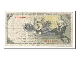 Billet, République Fédérale Allemande, 5 Deutsche Mark, 1948, 1948-12-09, TB - 5 Deutsche Mark