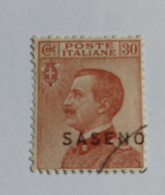 N° 5       30 C. Brun-orange  -  Oblitéré - Saseno