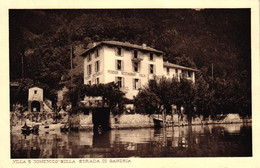 Lugano - Castagnola, Pension-Restaurant Villa S. Domenico, Ca. 30er Jahre - Agno