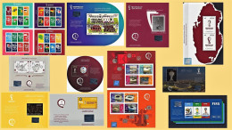 RARE, All 11 Official Stamps Sets, 15 Miniature Sheets, 2022 FIFA World Cup Soccer Football Championship In QATAR, MNH** - 2022 – Qatar