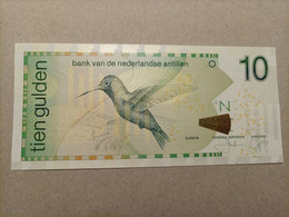 Billete De Las Antillas Holandesas De 10 Gulden, Año 2016, UNC - Netherlands Antilles (...-1986)