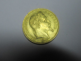 20 FRANCS OR 1866 BB - 20 Francs (gold)