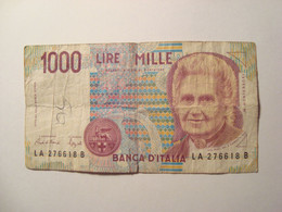 BILLET ITALIE 1000 LIRE 1990 - 1000 Lire