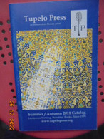 Tupelo Press Summer / Autumn 2011 Catalog - Bibliographies, Indexes