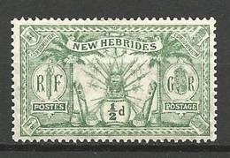 NOUVELLES-HEBRIDES  N° 49 NEUF* LEGERE TRACE DE CHARNIERE  / MH - Unused Stamps