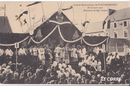 PLOUDALMEZEAU CONGRES EUCHARISTIQUE 1910 PROCESSION Finistere - Ploudalmézeau