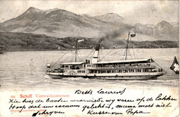 Schiff - Vierwaldstättersee (224) * Poststempel Sisikon 24. 7. 1903 - Sisikon