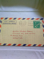 Cuba.argentina.airgramme 11c 1976.slogan Pmk.habana Sede Vl  Cumbre  No Alineados Countr .reg Post E7 Conmems.1 /2 Cover - Covers & Documents