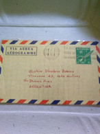 Cuba.argentina.airgramme 11c 1976.slogan Pmk.habana Sede Vl  Cumbre  No Alineados Countr .reg Post E7 Conmems.1 /2 Cover - Storia Postale