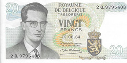 BELGIQUE - 20 Francs  - 15/6/1964 - (138) - [ 9] Collections