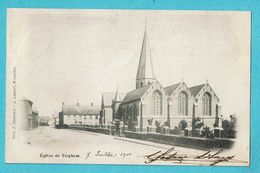 * Tiegem - Tieghem (Anzegem - West Vlaanderen) * (Phot E. Castelein - L. Lagaert) église De Tieghem, Kerk, TOP - Anzegem