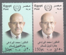 Egypt 2005 Yvert 1919-1919A, Personality - Dr. Mohamed El-Baradei. Nobel Prize For Peace - MNH - Neufs
