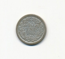 NETHERLANDS - 10 Cents 1912. (Silver .640) 1.4 Grams (NTH003) - 10 Cent