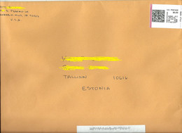 USA 2022 Cover To ESTONIA - Briefe U. Dokumente
