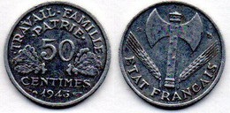 50 Centimes 1943 B TTB - 50 Centimes