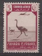 SHRSASF-L4411TAPAV.Marruecos  Maroc.Marocco.Sahara. Español..Fauna Y Avion.Avestruz. 1943 (Ed 75**).EXCELENT - Straussen- Und Laufvögel