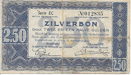 PAYS-BAS - 2 1/2 Gulden - 1/10/1938 - (62) - 1 Gulde