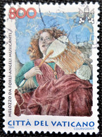 Timbre Du Vatican 1998 Frescoes Of Angels By Melozzo Da Forli Stampworld N° 1247 - Oblitérés