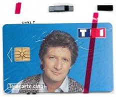 Télécarte  N S B  5 U, Télévision  TF 1, Animateur  Patrick  SEBASTIEN, GN  218, 10 000  Ex, 02 / 95 - 5 Einheiten