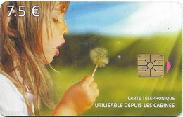 @+ France - Kertel à Puce 7,50€ -  Fillette Semant Aux Vents - Code F1201001 - Ref : FR-PRE-KER-1800A - Fin 31/12/2014 - 2012