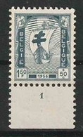 Belgie OCB 1001 * MH Met Plaatnummer 1. - ....-1960