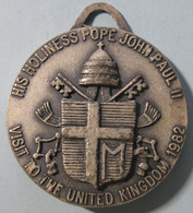 Medal Visit Pope John Paul II To The United Kingdom 1982 - Other & Unclassified