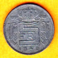 Belgique - 5 Francs Zinc Légende Flamande - 1945 - 2 Frank (1944 Bevrijding)