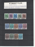 CONGO - ALBERTVILLE - LOKALE UITGIFTE 15 DECEMBER 1961 - Unused Stamps