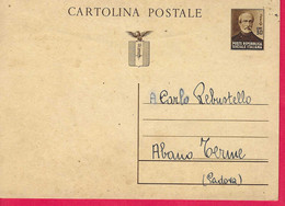 CARTOLINA POSTALE MAZZINI - SCRITTA MA NON VIAGGIATA - Ganzsachen