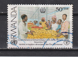 Timbre Oblitéré Du Rwanda De 1962 N°1316b - Used Stamps