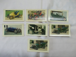 Lot Van 7 Chromo's Van Oldtimer Auto's - Jubilé - Rallye Des Ancêtres - Rallye Van Oude Wagens - Andere & Zonder Classificatie