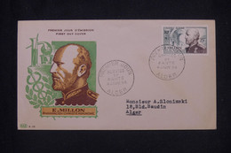 ALGÉRIE - Enveloppe FDC En 1954 - Millon  L 136477 - FDC