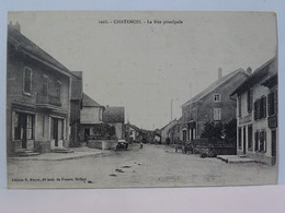 CPA 90 Territoir De Belfort - Chatenois - La Rue Principale - Châtenois-les-Forges