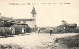CPA Goussainville - Boulevard De Montmorency - Place De L'église - Animé - Goussainville