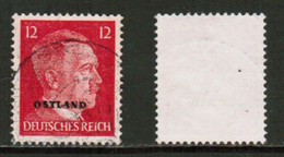 RUSSIA---German Occupation   Scott # N 16 USED (CONDITION AS PER SCAN) (Stamp Scan # 847-6) - 1941-43 Occupation: Germany