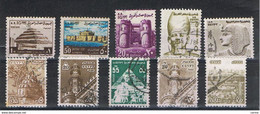 EGYPT:  1970/79  LOT  10  USED  STAMPS  -  YV/TELL. 814//1092 - Gebruikt