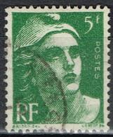 FR VAR 81 - FRANCE N° 719 Obl. Marianne De Gandon Variété Impression Défectueuse - Gebraucht