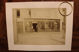 1870's Grand Bazar Florian 45 Rue Commerce épicerie Tirage Albuminé Sur Support Cartonné - Ancianas (antes De 1900)