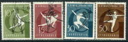 YUGOSLAVIA 1957 World Gymnastics, Used.  Michel 823-26 - Used Stamps